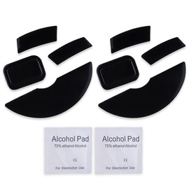 2Sets Rounded Edges Curved Mouse Feet Pads Skates Compatible for Razer Mamba Wireless RC30-027101 Gaming Mouse (for Mamba Wireless Mouse feet)