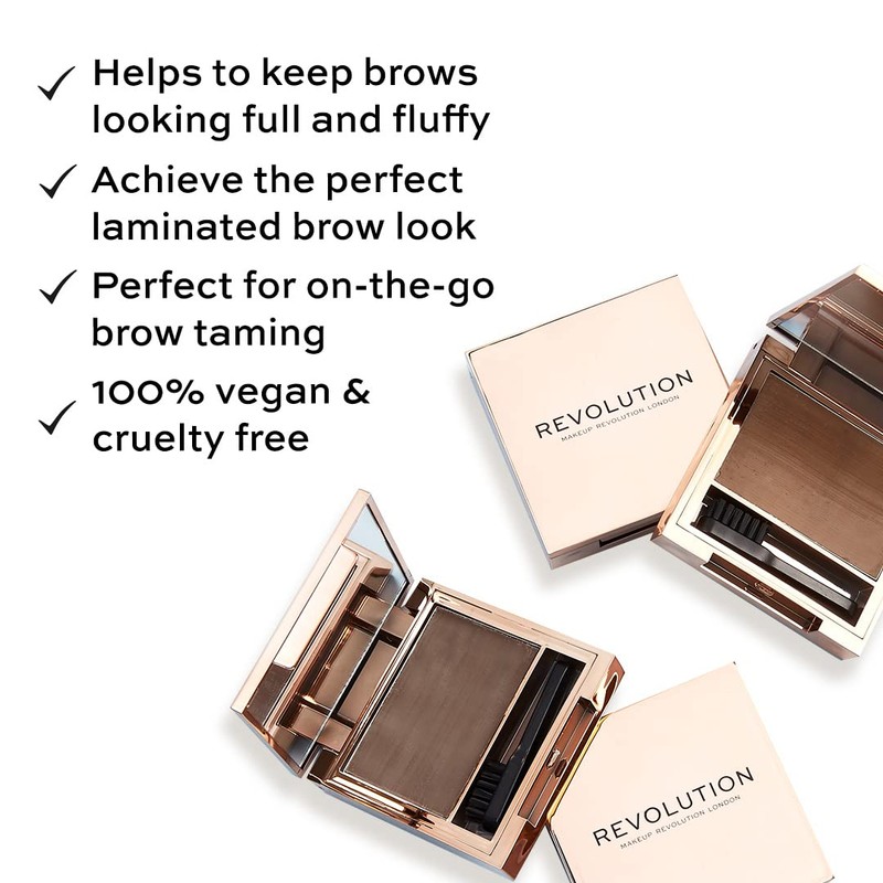 Makeup Revolution, Soap Styler + Eyebrow Wax 5 g