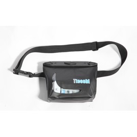 PVC Waterproof Underwater Waist Bag Large Dry Case Home for Surfing Diving Rafting (Black)