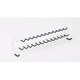 ClosetMaid Epoxy coated steel 8051 Tie and Belt Rack, White, 3.5