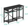 20-29 Gallon Aquarium Stand with 6 ft Power Strip, 5-Tier