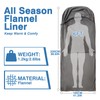 tuphen Flannel Sleeping Bag Liner, Travel Sheets for Adult Sleep