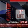 THOCAC 2PCS 1"-3.5" Lift Rear Heavy Duty Coil Springs for