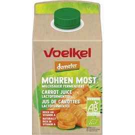 Voelkel Carrot Juice, Milky Sour Fermented (500 ml) - Organic