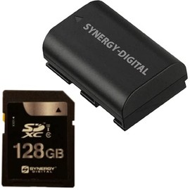 Synergy Digital Accessory Kit, Compatible with Canon EOS R6 Mirrorless Digital Camera includes: SDLPE6 Battery, SY-SD128GB Memory Card