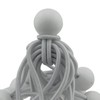 4" long white bungee ball,marquee ties,elasticated toggles,shock ties tarpaulintie down