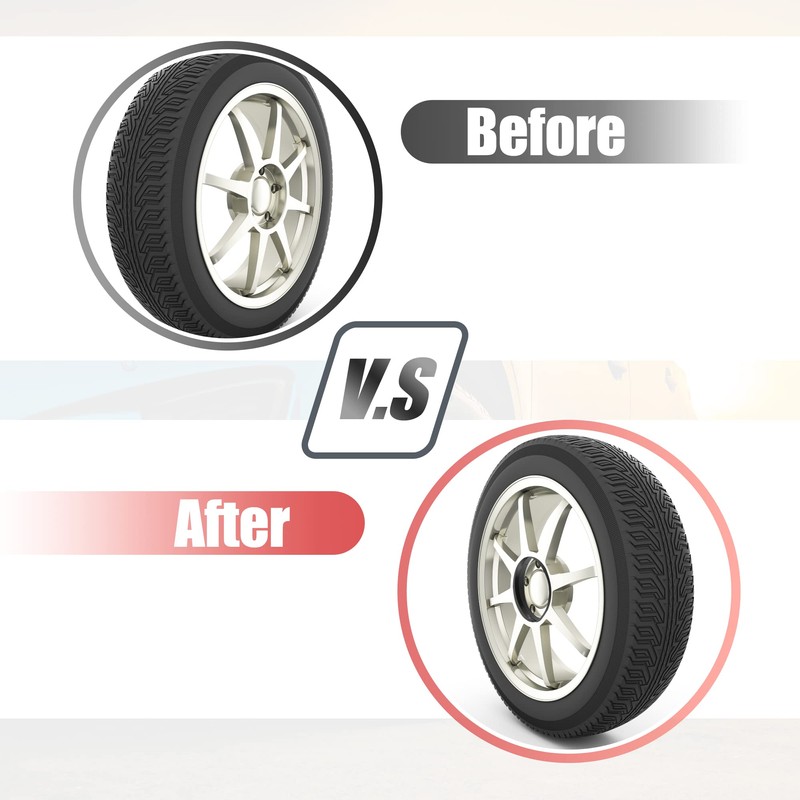 ACROPIX 63.4mm to 65.1mm Universal Car Hub Centric Rings Black