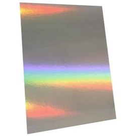 Silver Rainbow Holographic Card 250GSM (A4, 20 Sheets)