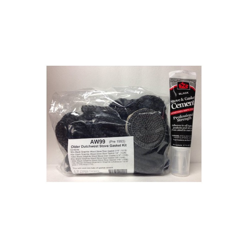 AW 99 Vermont Castings Dutchwest Stove Gasket Kit (pre-1993) Complete