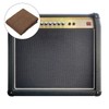 sourcing map Coffee Speaker Grill Cloth 40"x58" Stereo Box Fabric