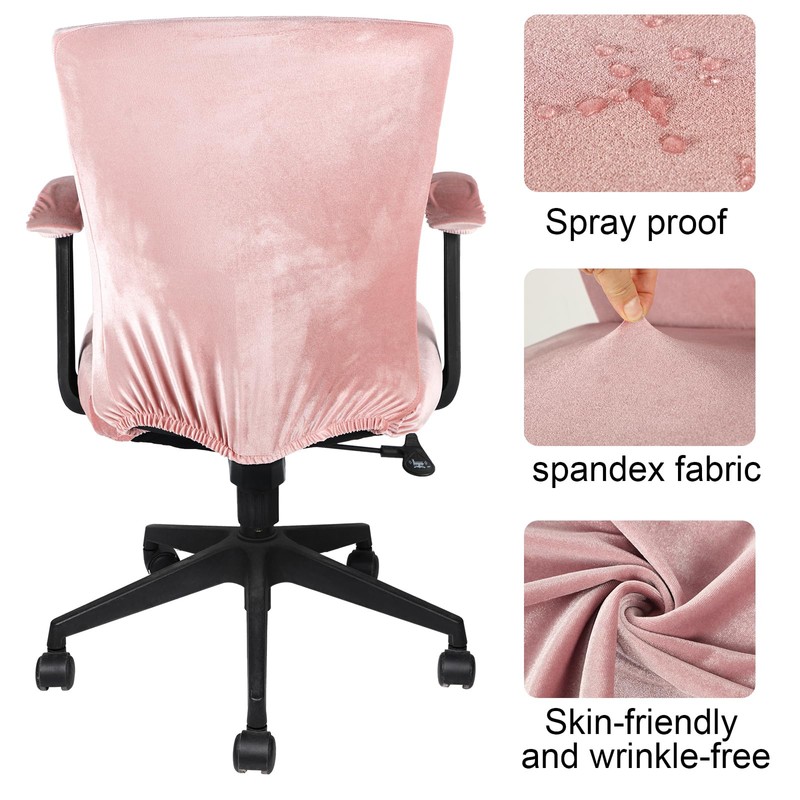 Tallew 4 Pcs Office Chair Covers Set Computer Universal Protective