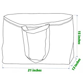 Millennial Profit Christmas “Jesus Is The Reason For The Season” Shopping Tote Bag 21x15x13”