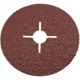 AERZETIX - C77040 - Set of 5 Sanding Discs Diameter 125 mm Fibre for Angle Grinder - Grit Size P36 - Sanding Discs Grinding Polishing