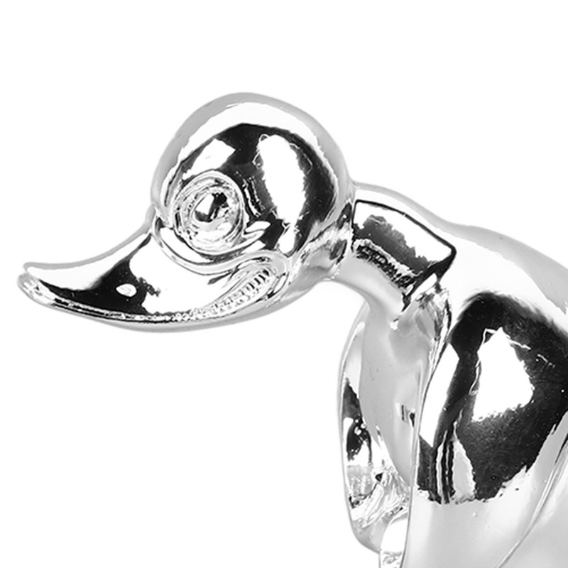 Duck Ornament Electroplating Resin Duck Sculpture Stylish Decorative Duck Figurine