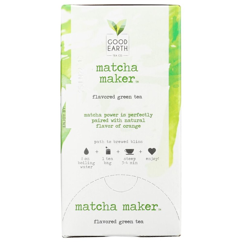 Good Earth Sweet & Spicy Matcha Flavored Green Tea 18