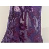 wowfabric4less123 PURPLE Sequins Embroidery Velvet Lace Fabric 50” Wide Sold