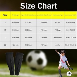 Roczential Kids Shin Guards for Soccer, Youth & Adults 8-10, Lightweight Breathable Anti-Collision Calf Protector, Comfort Fit Sports Shin Pads(Blue, Small)