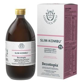 Gianluca Mech - Slim-Kombu, Integratore Alimentare Gluten Free Secondo il Metodo Decottopia al Gusto di Stevia - 500 ml
