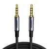 UGREEN 3.5mm Audio Cable, 4 Poles / TRRS Headphone Cable AUX Cable 3.5mm Male to Male Stereo Mini Plug Earphone Cable Durable Nylon Braided Hi-Fi Sound Quality 24K Gold Plated Connector