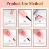 Double Rhythm Gel Nail Polish Set of 6 Colors Baby