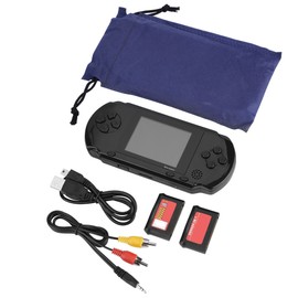 PXP3 Slim Station 16 Bit Portable Handheld Game Player Video Games Console w/ 2 Games Cards