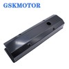 GSKMOTOR Black Anodized Fabricated Aluminum Tall Valve Covers 1/4" Rail