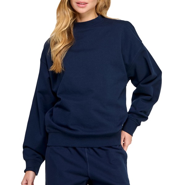 GREEN VOYAGE Women's GOTS Certified 100% Organic Cotton Heavyweight Oversized