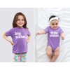 Conjunto de camisas a juego para niñas recién nacidas, Morado,