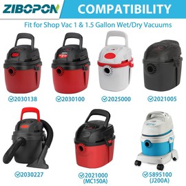 12 Pack 90667 Filter Bags, Type A Collection Bag Compatible with Shop-Vac 1-1.5 Gallon All Around Vacuum