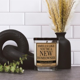 Housewarming Gifts for New Home, Funny House Warming Candle Present, Neighbor Ideas for Women Men Friends Couple, Unique Apartment Decor, Hostess, Farewell, Moving Away 100% Soy Wax, Made in USA