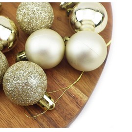 Christmas Baubles (Champagne)