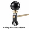 Glass Cutter Adjustable Compass, Glass Cutting Tool 6-Wheel Circle Cutter