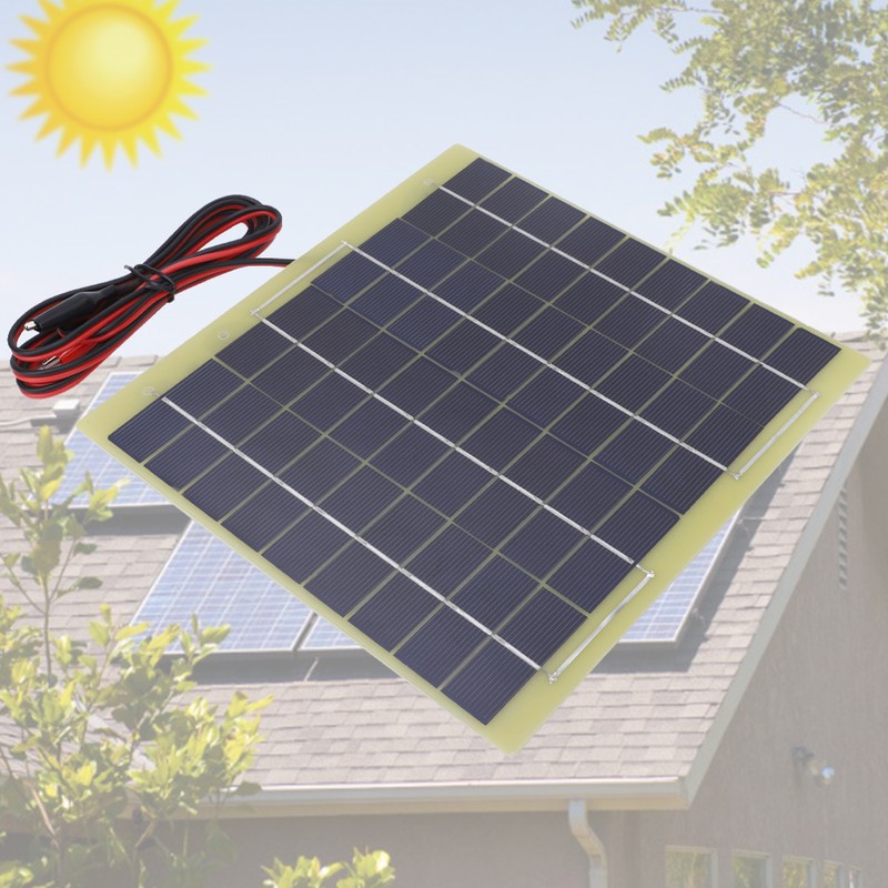 6W 18V Portable Solar Panel Module for Yard Street Lamp