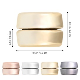 Tofficu 12 Pares Accesorios para Botones Bufanda Botones magneticos Pinzas para Ropa Bufandas imán Botones imanes Hijab Accesorio para Hijab magnético Hilo Mujer suéter botón