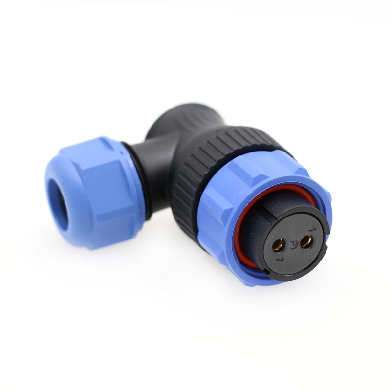 SZRMCC SP21 Connector Right Angle 2 Pin Female 12V 30A