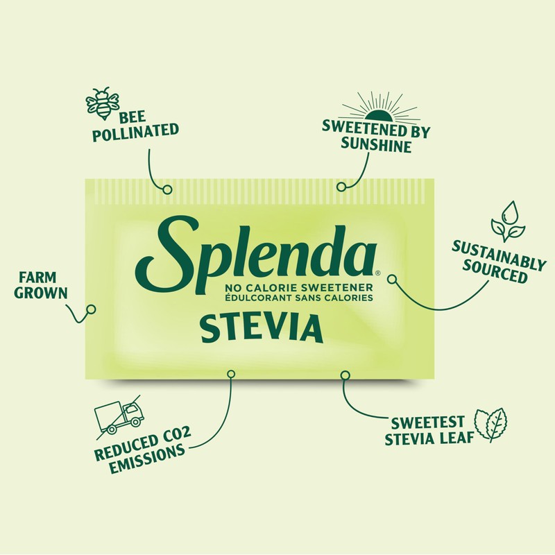 SPLENDA Stevia No Calorie Sweetener, Sugar Substitute Packets, 400 Count