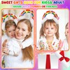 Rainbow Butterfly Flower Hair Clip Kit Crazy Hair Day