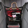 Car Organiser Car Separator Net Storage Children Protection Bag Backrest