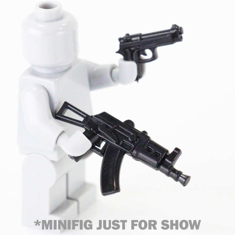 BrickTactical Small Arms Weapon Pack Guns and Accessories for Minifigs