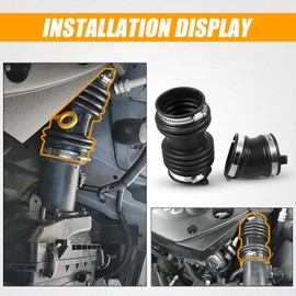RANSOTO Air Intake Hose duct Compatible with 2003 2004 2005 2006 2007 2008 Infiniti FX35 Replaces 16576-CG000 16576CG000