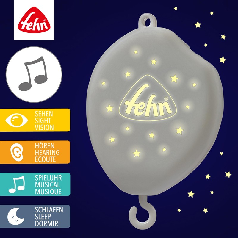 Fehn 250015 MP3 Mobile Movement with Night Light - Electronic
