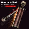 x-lighter Matchstick, Permanent Match Strike Set 10000 Times, Emergency fire