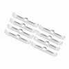 8pcs Chrome Valve Cover Hold-Down Tabs Spreader Bars Fit for