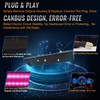 POPMOTORZ 2PCS Rear Fender Pink Purple LED Side Marker Lights
