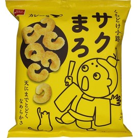 Oyatsu Company Kuchidokoji Saku Maro, Curry Flavor, 1.8 oz (52 g)