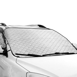 Sonnenschutz Auto Frontscheibe, Faltbarer Sonnenschutz für Windschutzscheibe, Auto Windschutzscheiben Abdeckung Sonnenblende Sonne UV Staub Wasserbeständig (145x98cm)