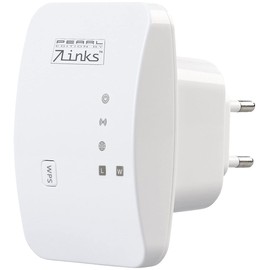 7links Internet Amplifier: Mini WiFi Repeater with WPS Button, 300 Mbit/s, 2.4 GHz & LAN Connection (WLAN Gain, WiFi Amplifier, Device Connection)