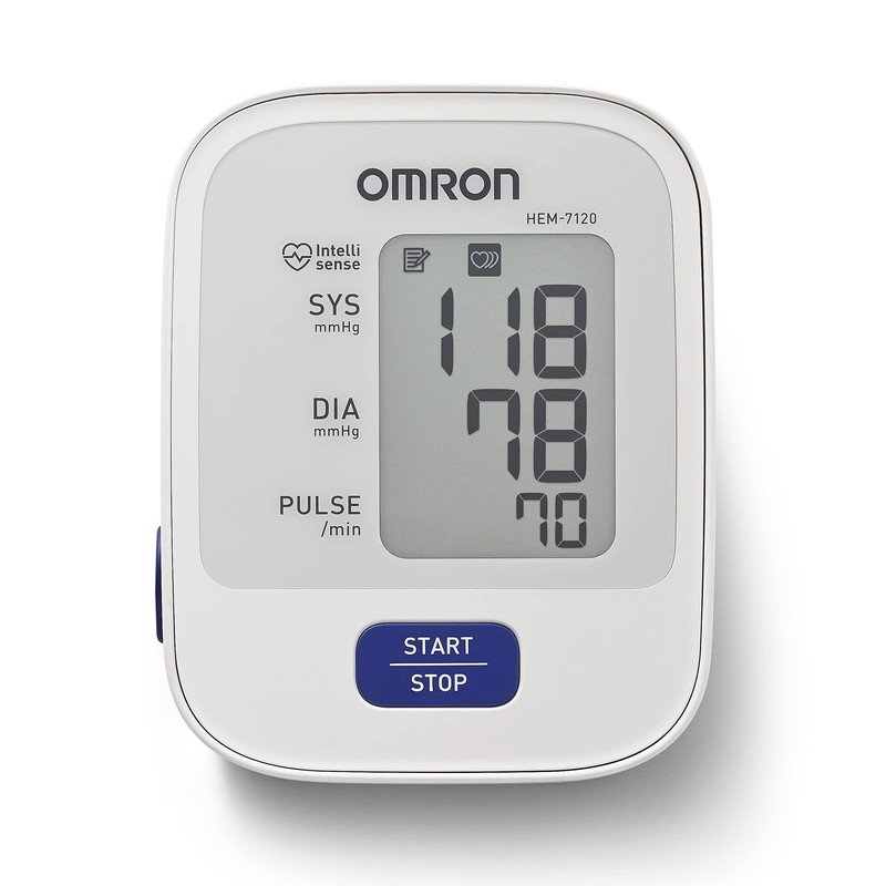 OMRON Baumanómetro automático de brazo HEM-7120 compatible con app OMRON