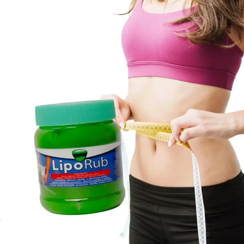Gel Reductor Lipo Rub Max Quema Grasa Jumbo 500mg +