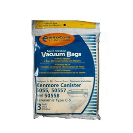 Aftermarket Part Made To Fit Kenmore Part 5055, 50557, 50558, 3 Bags